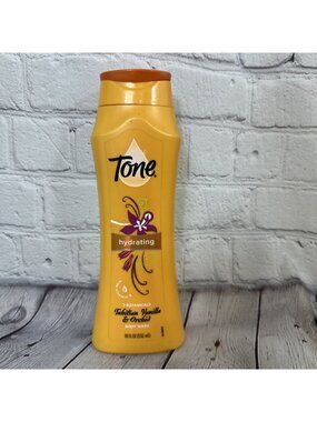 Tone Hydrating 7 Botanicals Tahitian Vanilla & Orchid Body Wash 18 fl Oz HTF